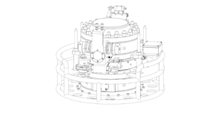 Powered emergency release coupling for reel